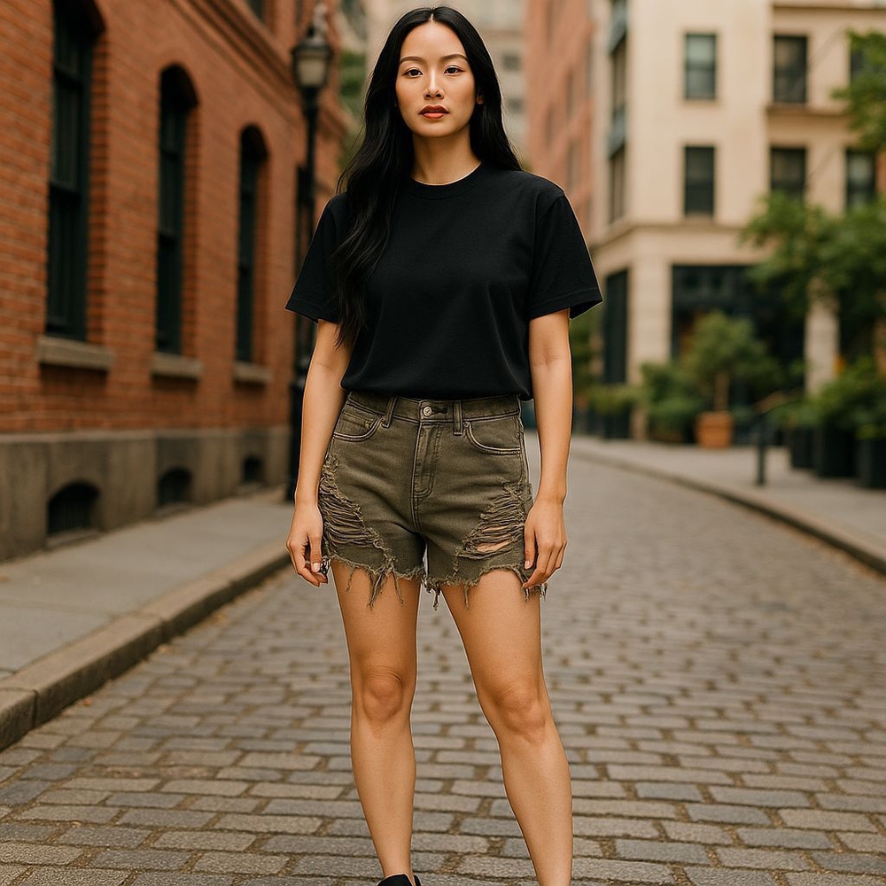 AMERICAN EAGLE SHORT JEAN - Picture 8 of 10